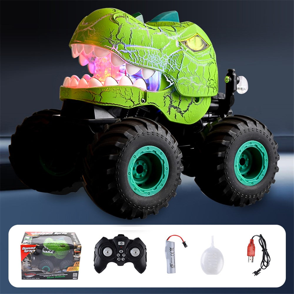 YL-101 2.4G RC Off-Road Car Spray Dinosaur Toy with Light and Sound Effects for Kids Boys