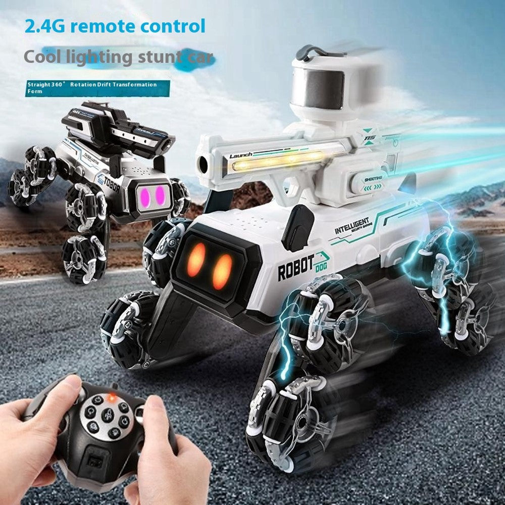 2.4G RC Stunt Car 8-Wheel Transforming Off-Road Climbing Drift Vehicle Remote Control Toy