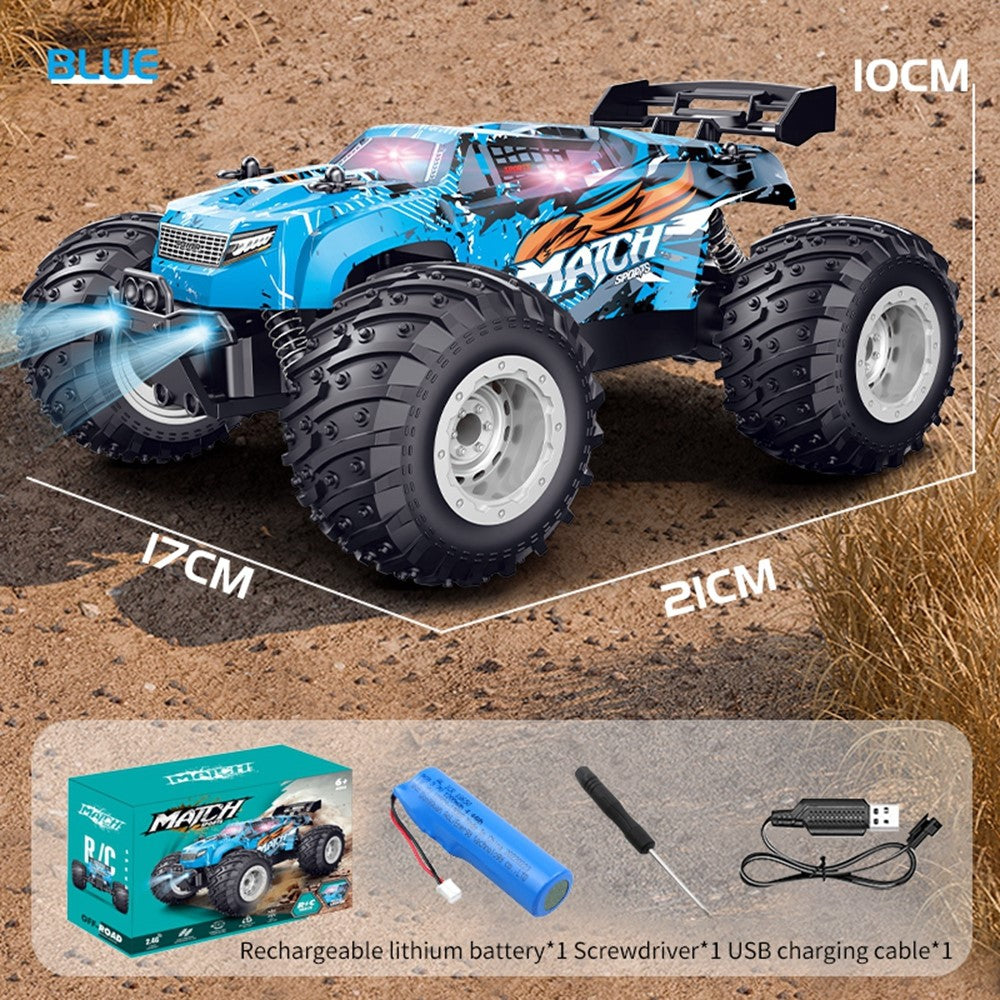YT6632 High Speed RC Car Toy Long Battery Life Headlights Drift Stunt Off-Road Vehicle