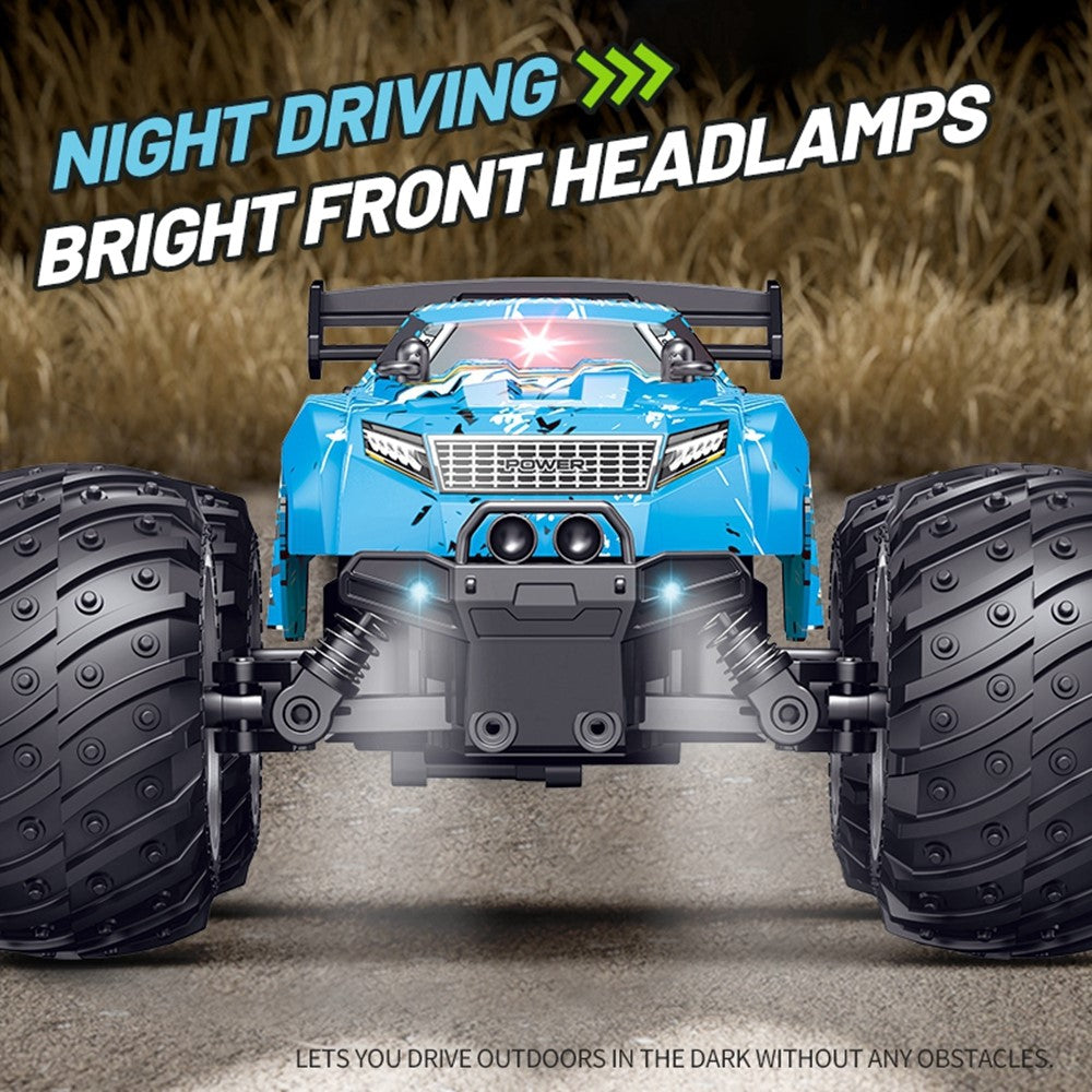 YT6632 High Speed RC Car Toy Long Battery Life Headlights Drift Stunt Off-Road Vehicle