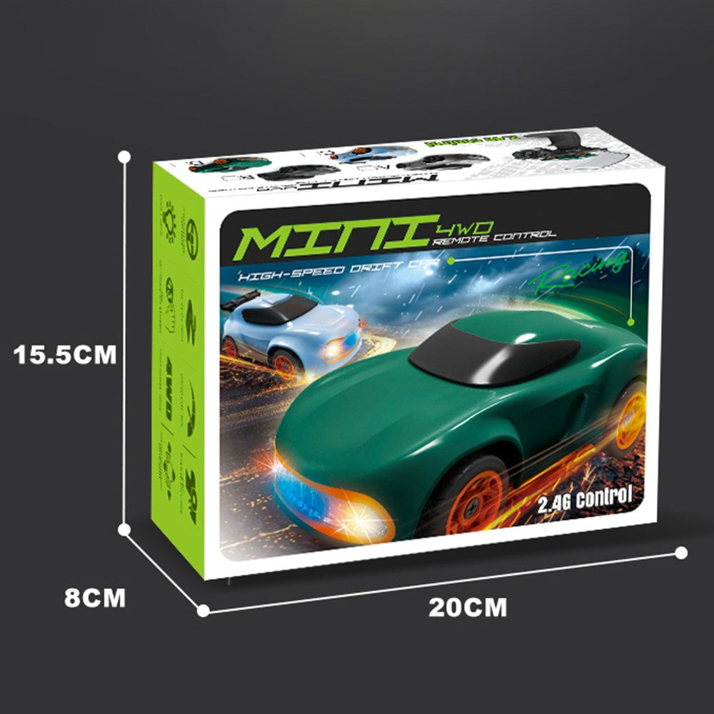 1:64 Mini RC Car 2.4G Full Proportional Remote Control High Speed Desktop Drift Vehicle (CE / CPC / EN71 / ASTM Certified)