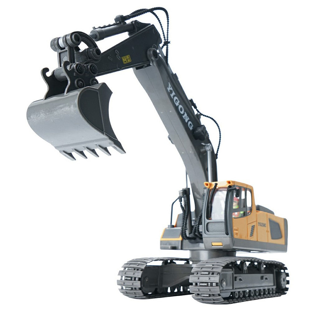 1044 2.4G Remote Control Tracked Excavator 1:20 Scale 11 Channel Construction Vehicle Toy for Kids