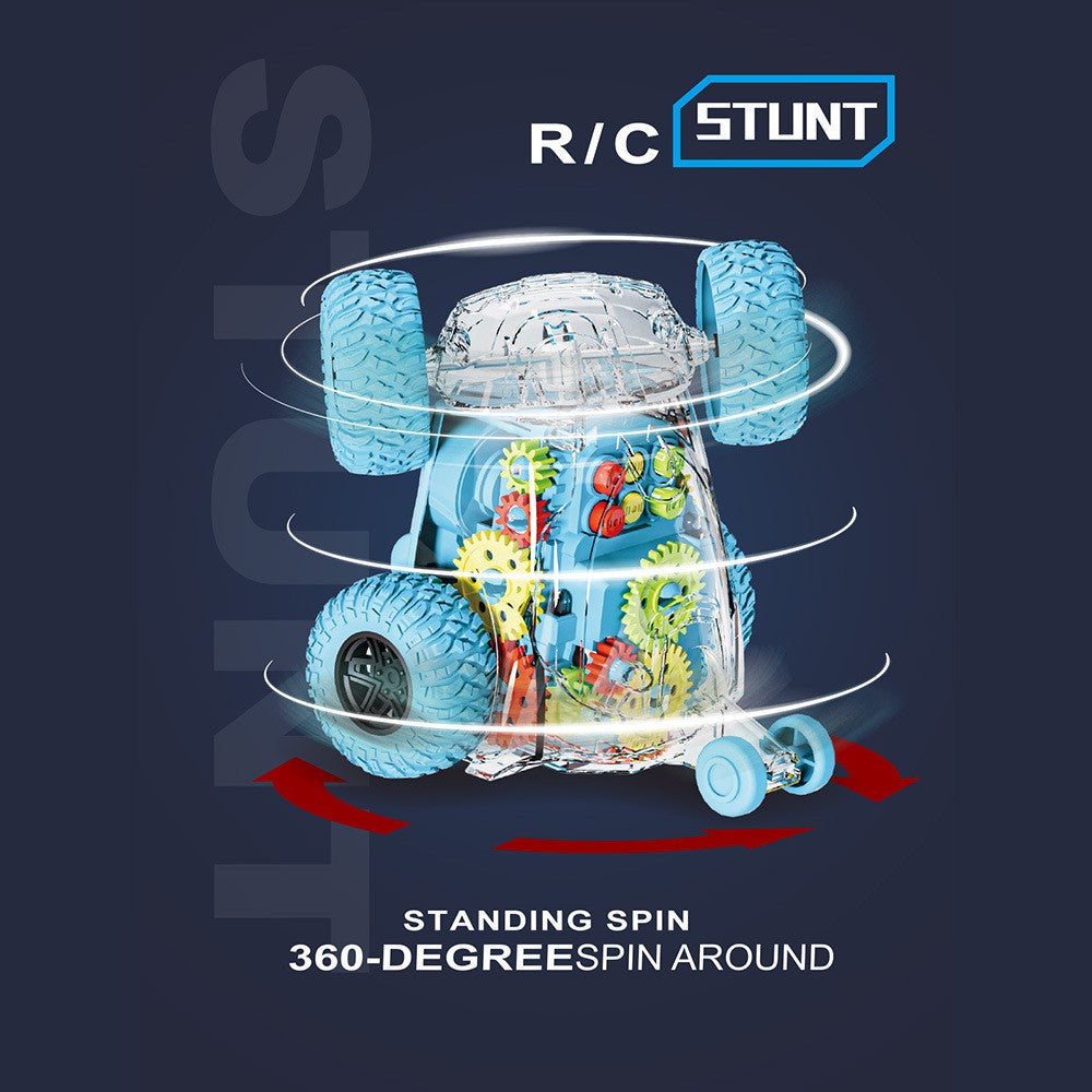 360 Degree Rotation Stunt Car with Light and Sound Electric Vehicle Toy for Children