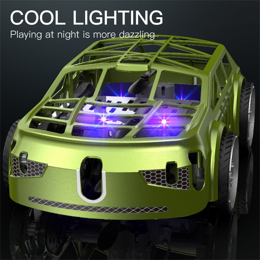 SG900pro Land and Air Dual Mode Drone RC Car Intelligent Hover LED Lights RC Vehicle Toy, 2 Batteries