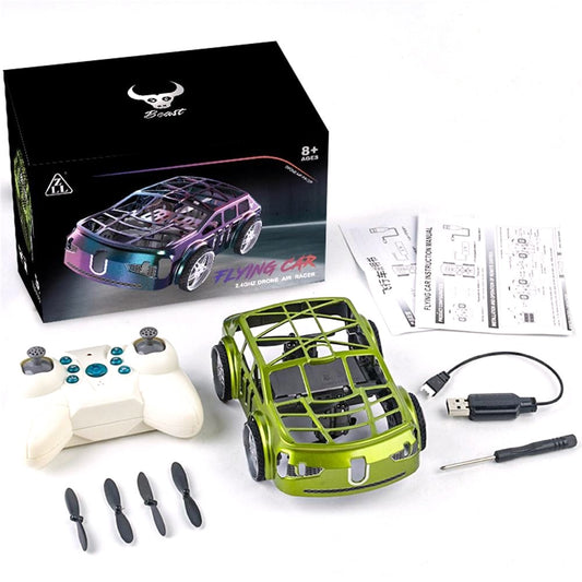 SG900pro Land and Air Dual Mode Drone RC Car Intelligent Hover LED Lights RC Vehicle Toy, 3 Batteries