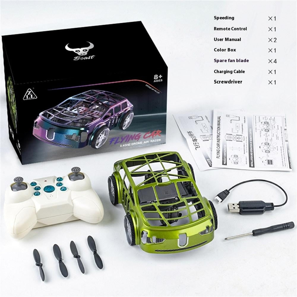 SG900pro Land and Air Dual Mode Drone RC Car Intelligent Hover LED Lights RC Vehicle Toy, 3 Batteries