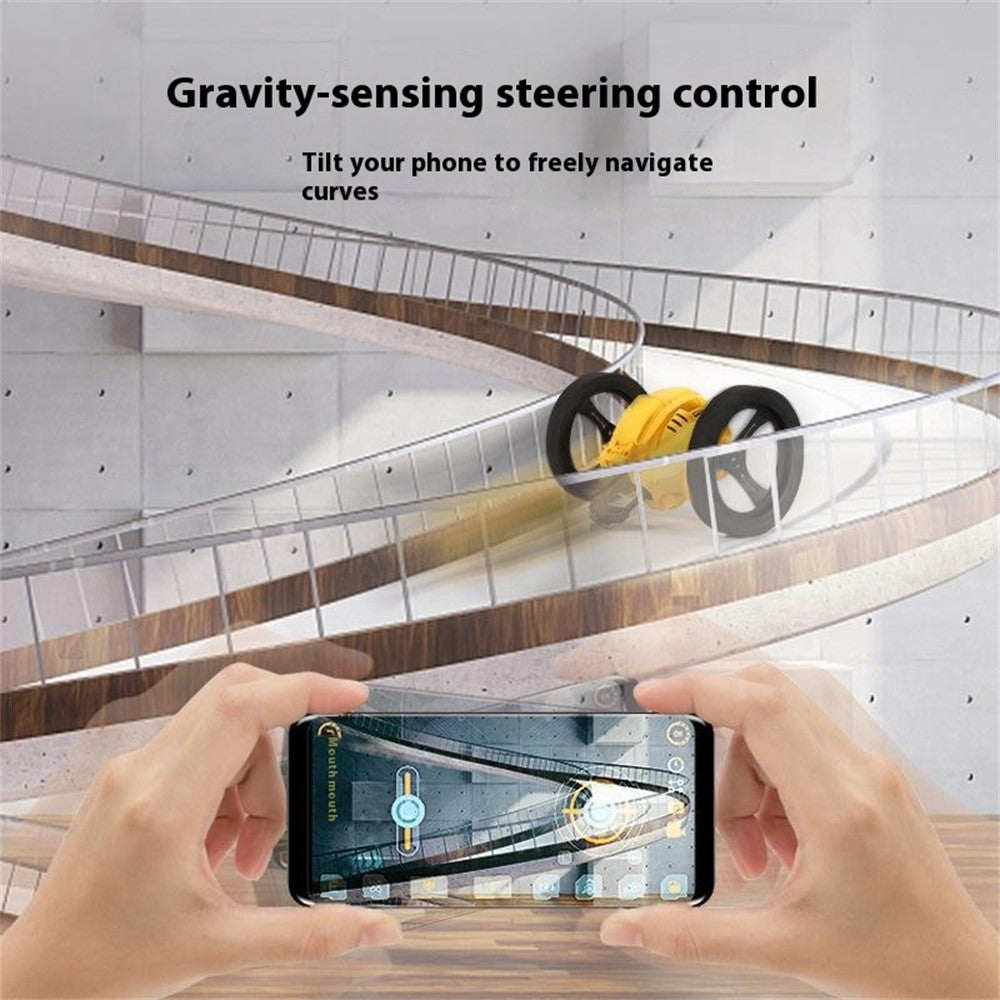 Stunt RC Car Remote Control 360 Degree Rotation Light Music Bounce Vehicle Toy with Camera