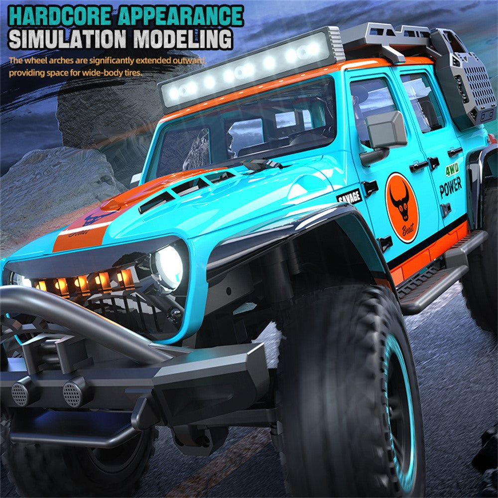 ZLL SG206PRO Brushed Motor RC Rock Crawler 1 / 20 Scale 4WD Off Road Vehicle with LED Light High Speed Car Toy, Single Battery