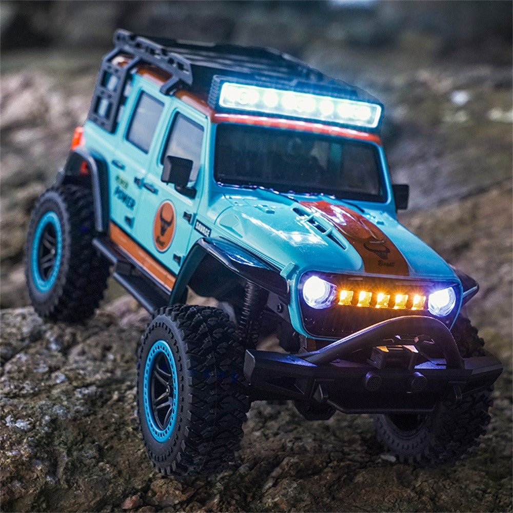 ZLL SG206PRO Brushed Motor RC Rock Crawler 1 / 20 Scale 4WD Off Road Vehicle with LED Light High Speed Car Toy, Single Battery
