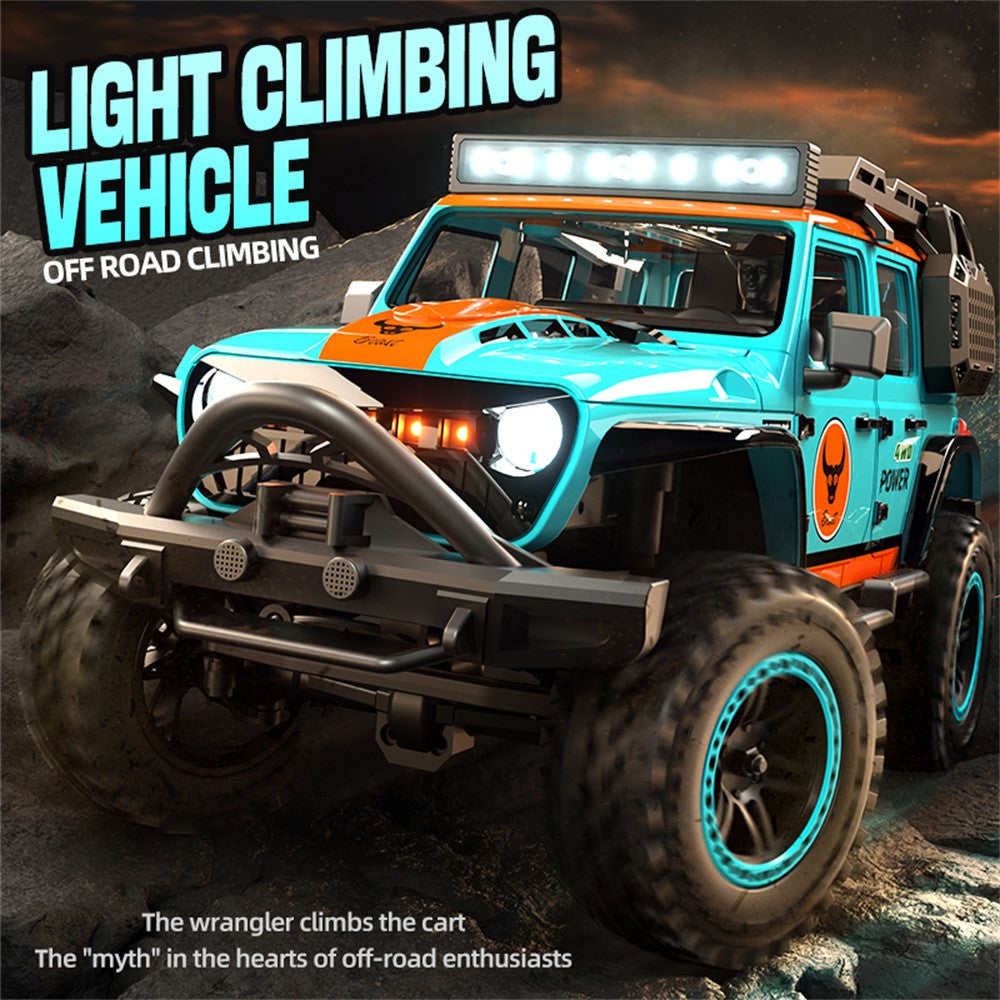 ZLL SG206PRO Brushed Motor RC Rock Crawler 1 / 20 Scale 4WD Off Road Vehicle with LED Light High Speed Car Toy, Dual Battery