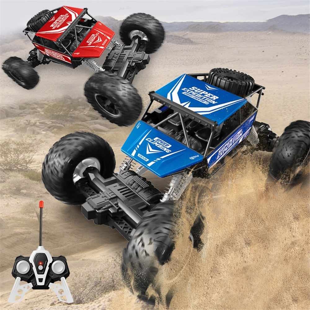 LX222 Children Alloy 1 / 18 4CH RC Off-Road Vehicle Drift Climbing Car Toy 2.4G Electric Car Model Toys
