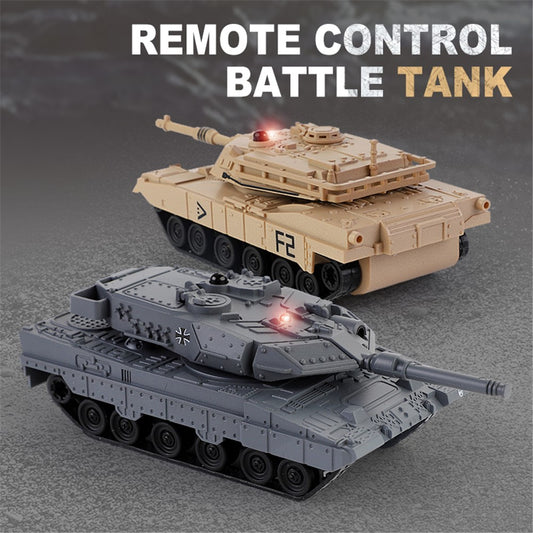 777-584 6 Channels Children 2.4G Remote Control Battle Tank Toy Simulation Model