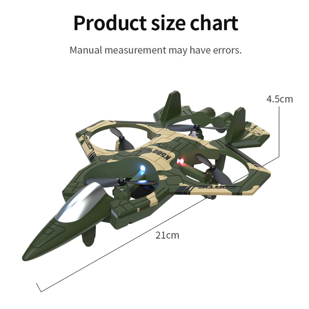 K500 MAX Remote Control Quadcopter Drone Altitude Hold Flight Stunt Toy RC Aircraft, Single Battery