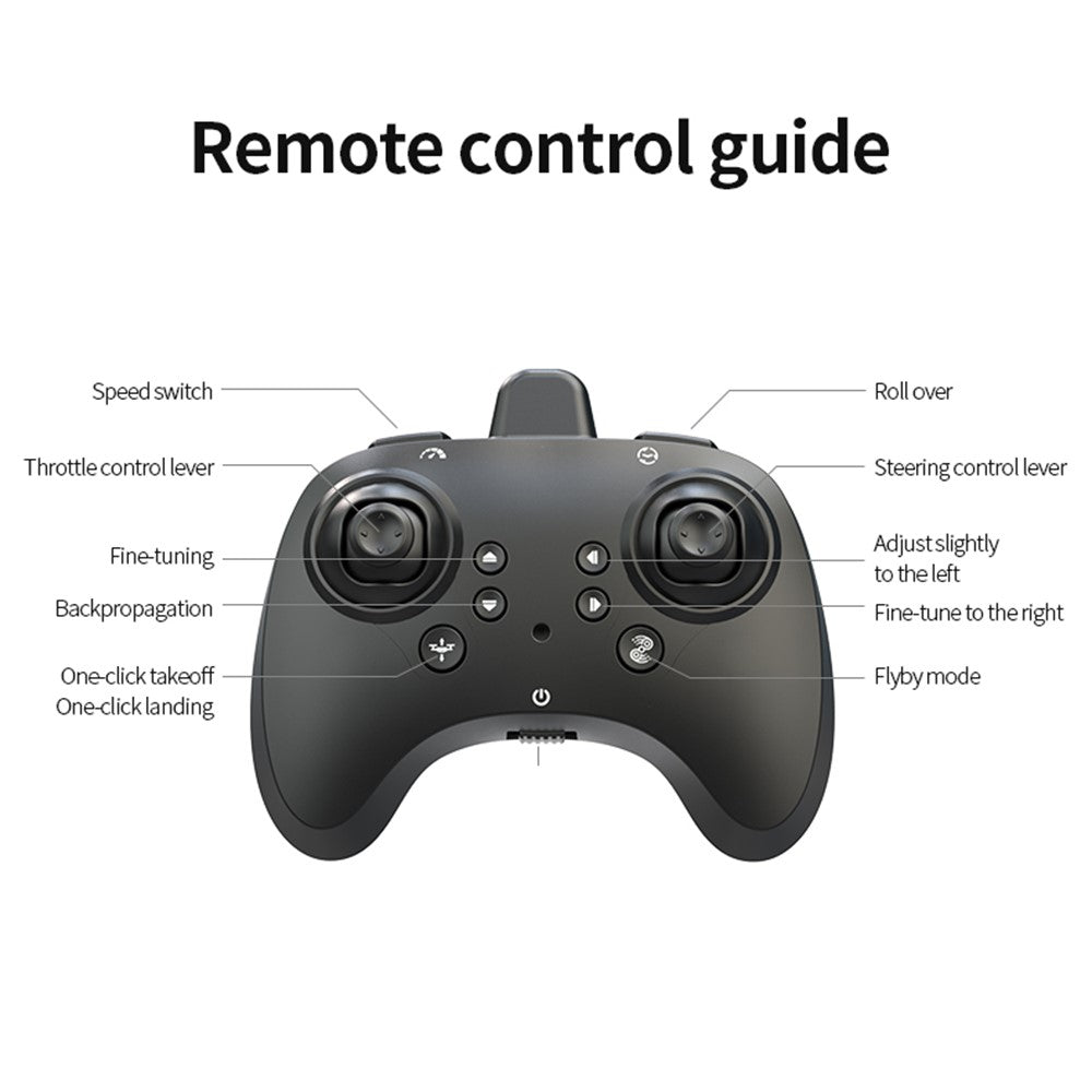 K500 MAX Remote Control Quadcopter Drone Altitude Hold Flight Stunt Toy RC Aircraft, Single Battery