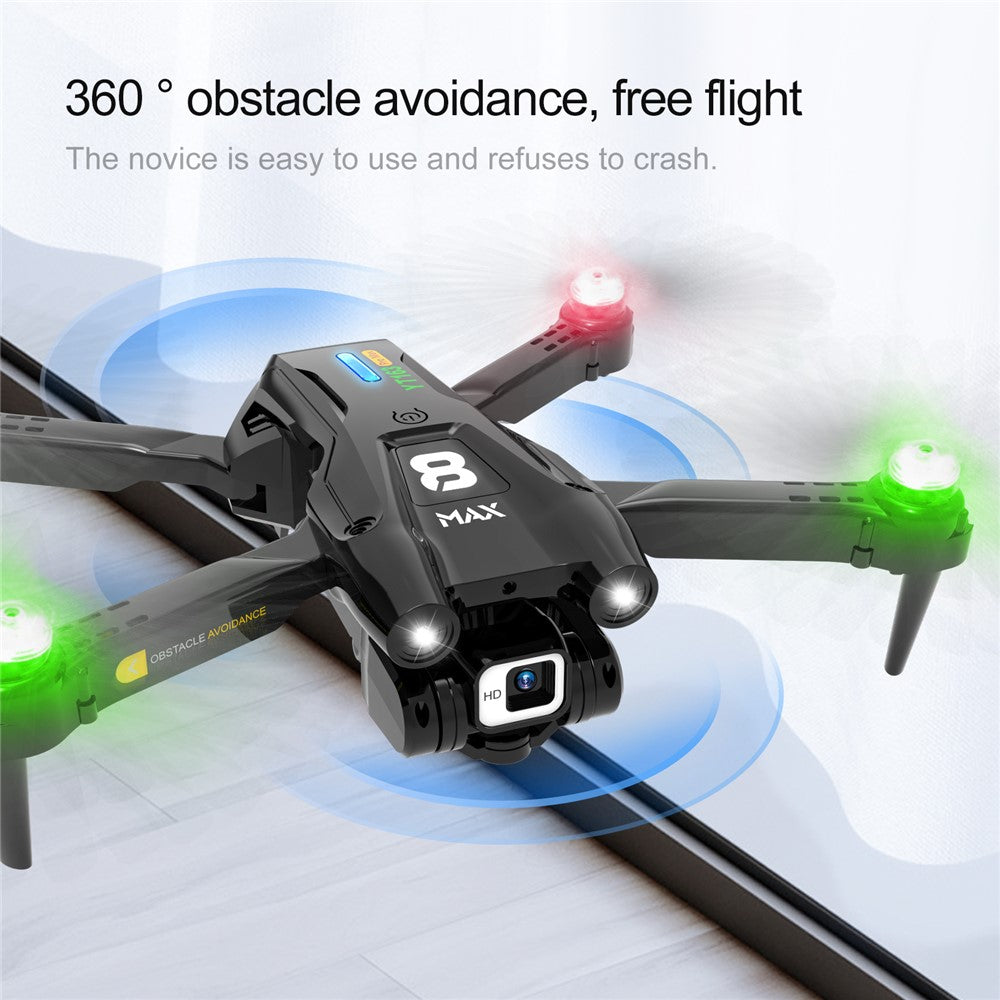 YT163 Pro Max RC Drone with Dual Camera Obstacle Avoidance Remote Control Quadcopter Optical Flow Fixed High