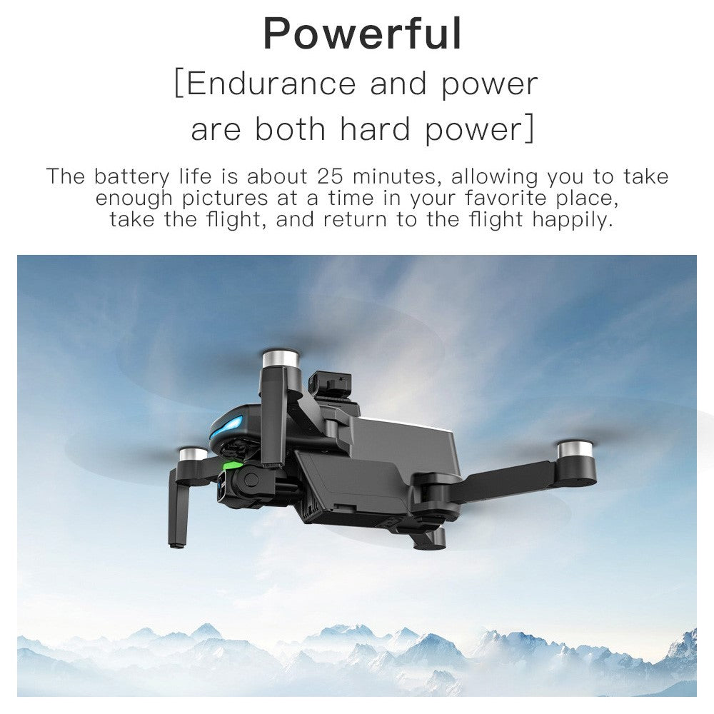 LYZ L800 Pro2 Brushless Motor GPS RC Drone Laser Obstacle Avoidance Foldable Helicopter (4K+3-Axis Gimbal+1 Battery+Obstacle Avoidance Device)