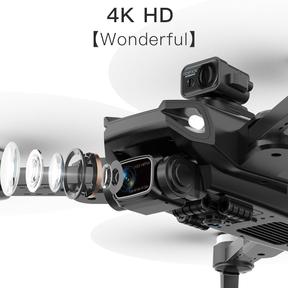 LYZ L900 Pro Max 5G Foldable RC Quadcopter Brushless Motor GPS 4-Axis GPS Drone (HD+Obstacle Avoidance+1 Battery)