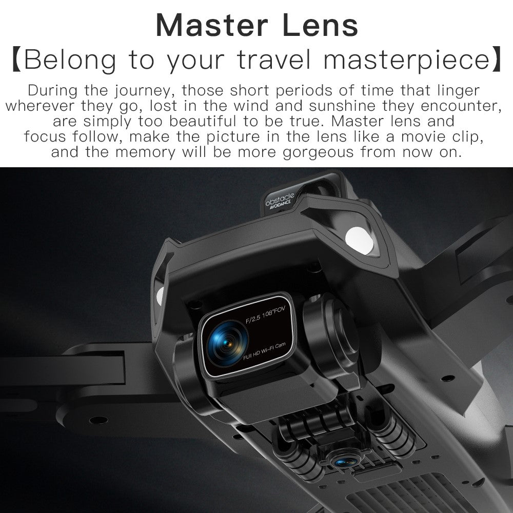 LYZ L900 Pro Max 5G Foldable RC Quadcopter Brushless Motor GPS 4-Axis GPS Drone (HD+Obstacle Avoidance+1 Battery)