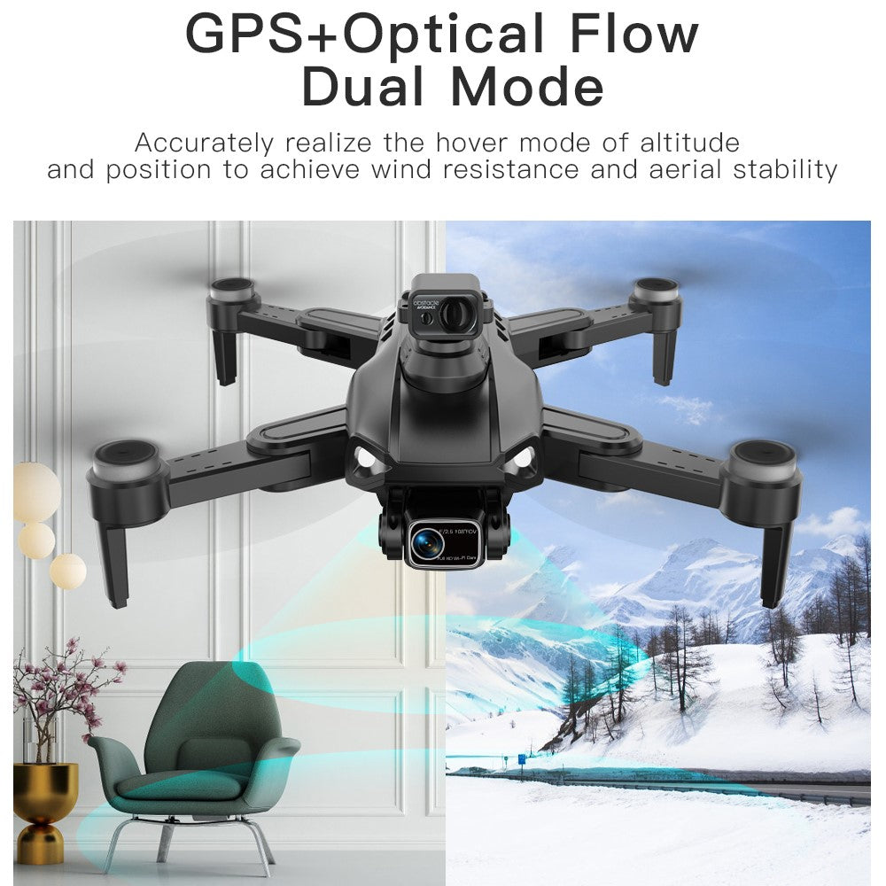 LYZ L900 Pro Max 5G Foldable RC Quadcopter Brushless Motor GPS 4-Axis GPS Drone (HD+Obstacle Avoidance+1 Battery)