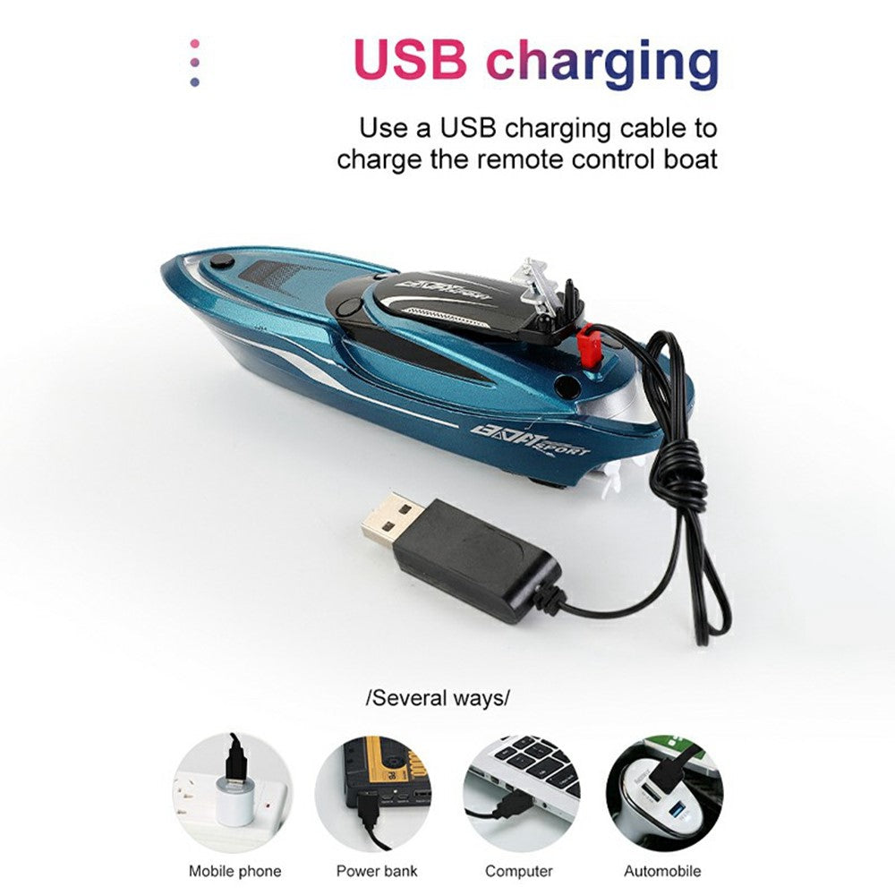777-214 2.4Ghz High Speed RC Speedboat Children's Remote Control Boat Toys