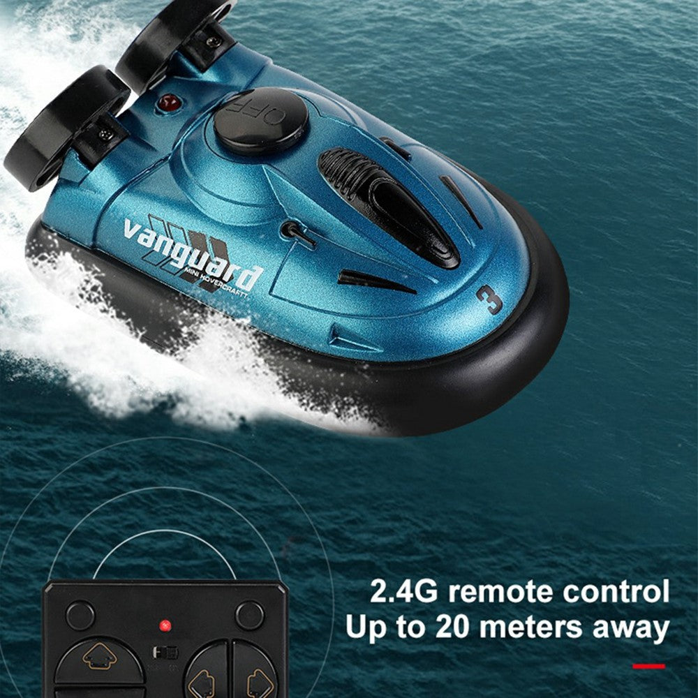 777-580 Mini RC Hovercraft Electric Speedboat Boy Toy 2.4G Waterproof RC Boat