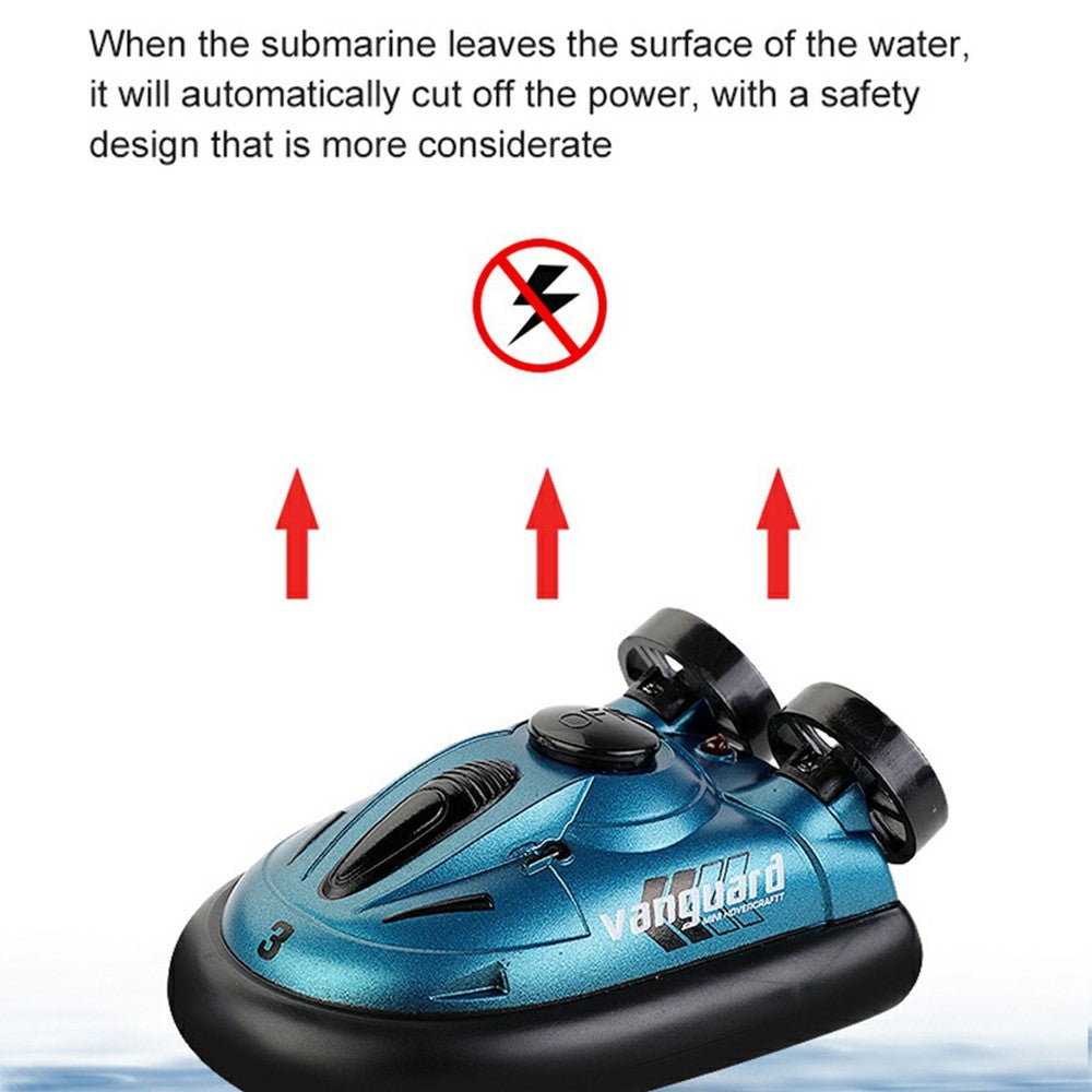 777-580 Mini RC Hovercraft Electric Speedboat Boy Toy 2.4G Waterproof RC Boat