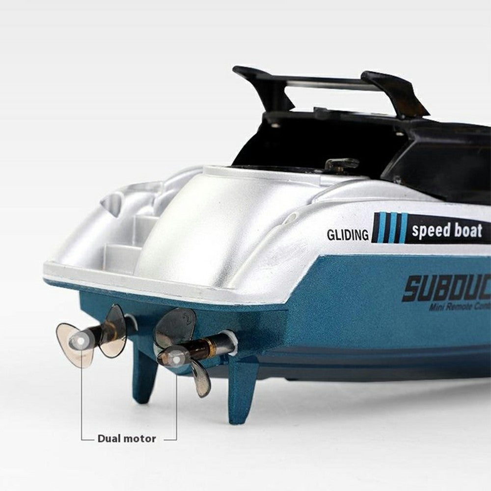 777-582 2.4G RC Submarine Model Mini Speed Boat Simulation Remote Control Aircraft Carrier Toy