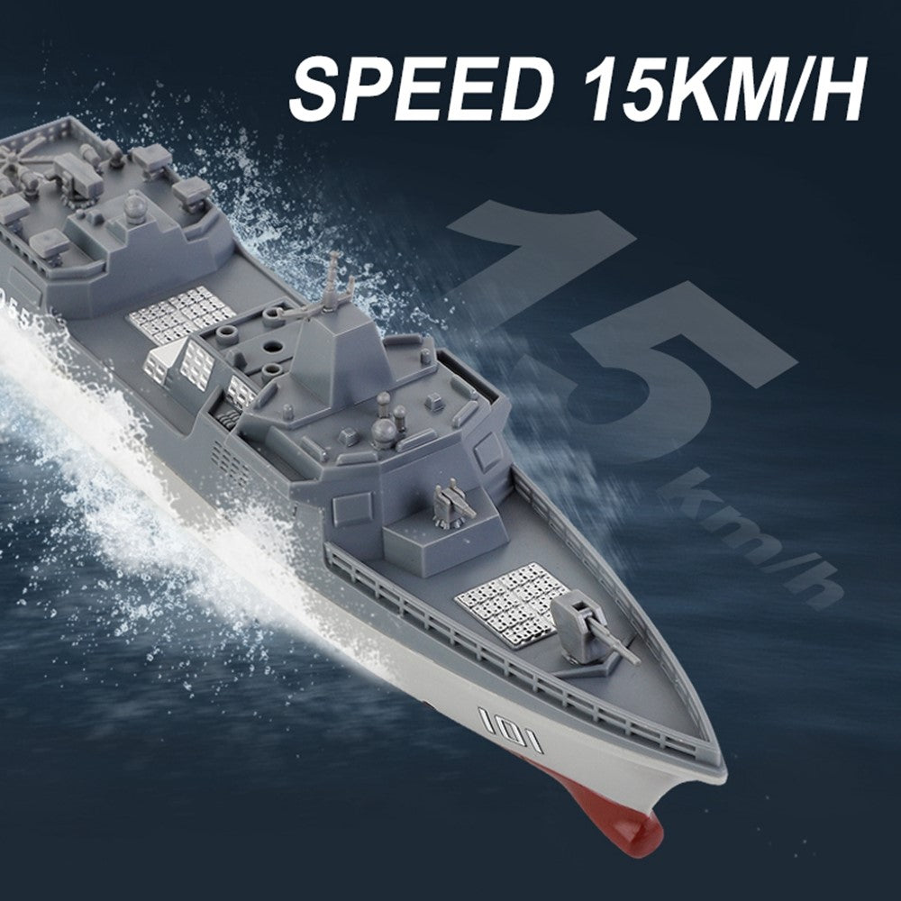 777-583 Mini 2.4G RC Boat Electric Military Aviation Model High-Speed Remote Ccontrol Destroyer Toy Boat
