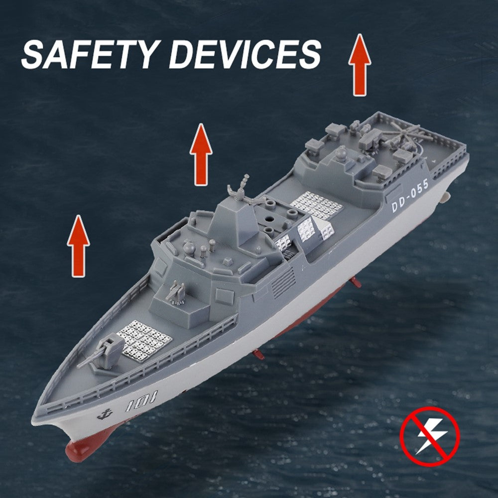 777-583 Mini 2.4G RC Boat Electric Military Aviation Model High-Speed Remote Ccontrol Destroyer Toy Boat
