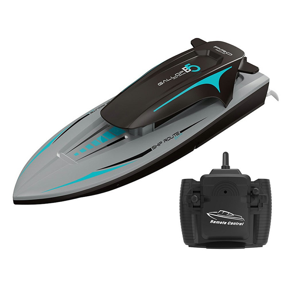 B5 RC Boat High Speed Motorboat 4 Channel 2.4G Electric Yacht Model Toy for Summer Water Fun (Single Battery)