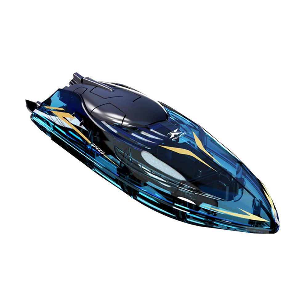 802 High Speed RC Boat 5 Channel Stunt Boat 2.4G Remote Control with LED Lights