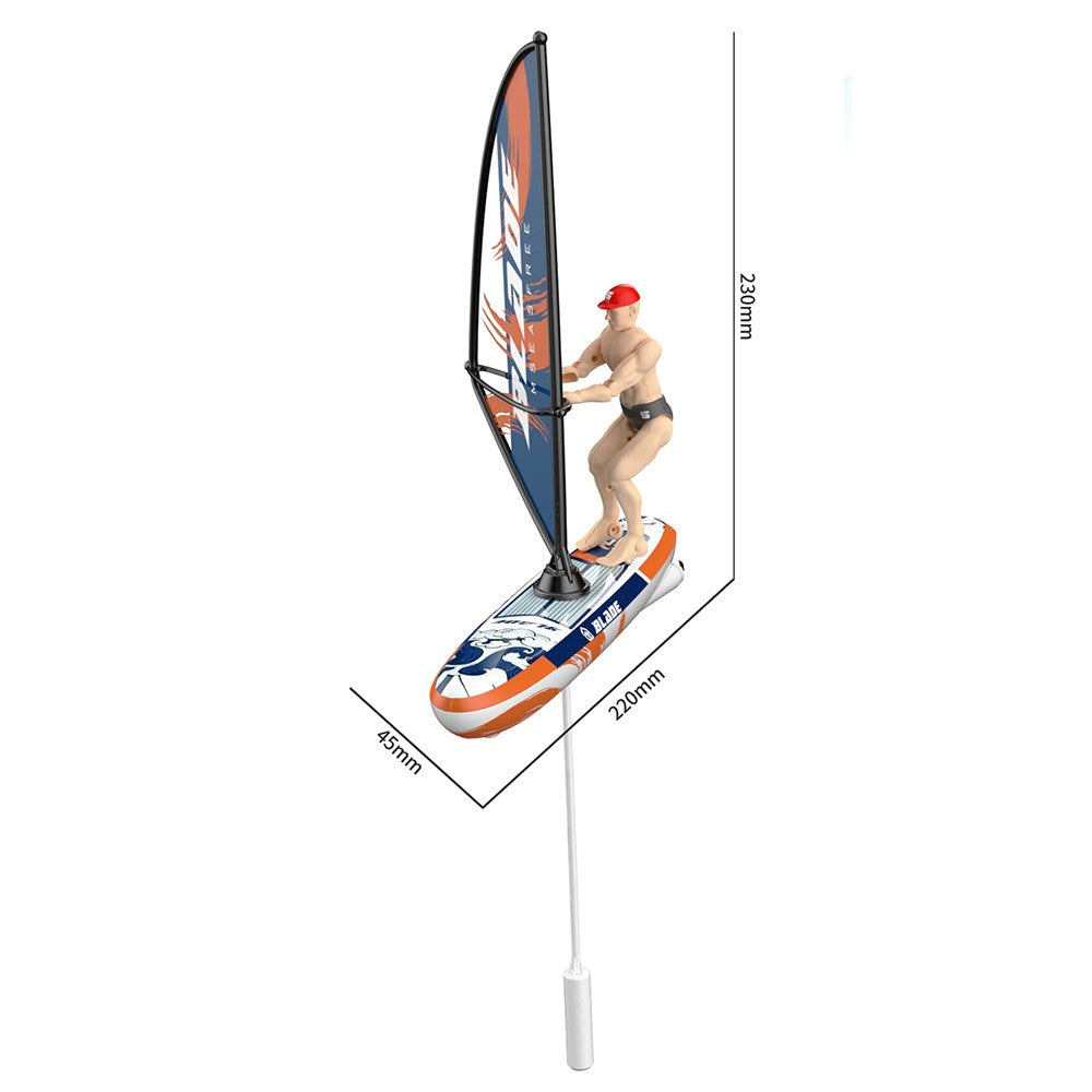 HC-811 Remote Control Sailboat Racing Surfing Yacht Competition Watercraft for Indoor Outdoor
