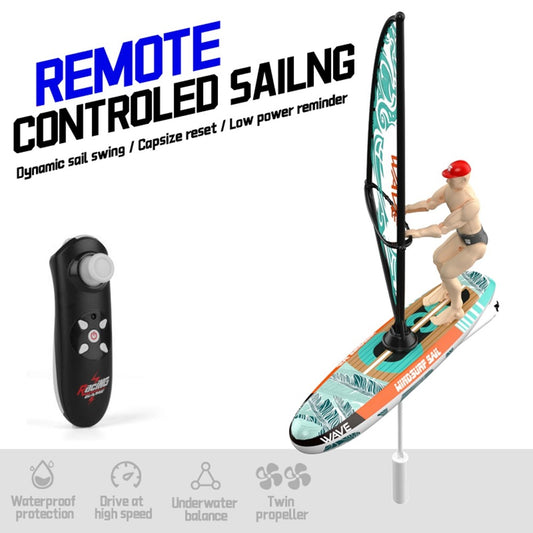 HC-811 Remote Control Sailboat Racing Surfing Yacht Competition Watercraft for Indoor Outdoor