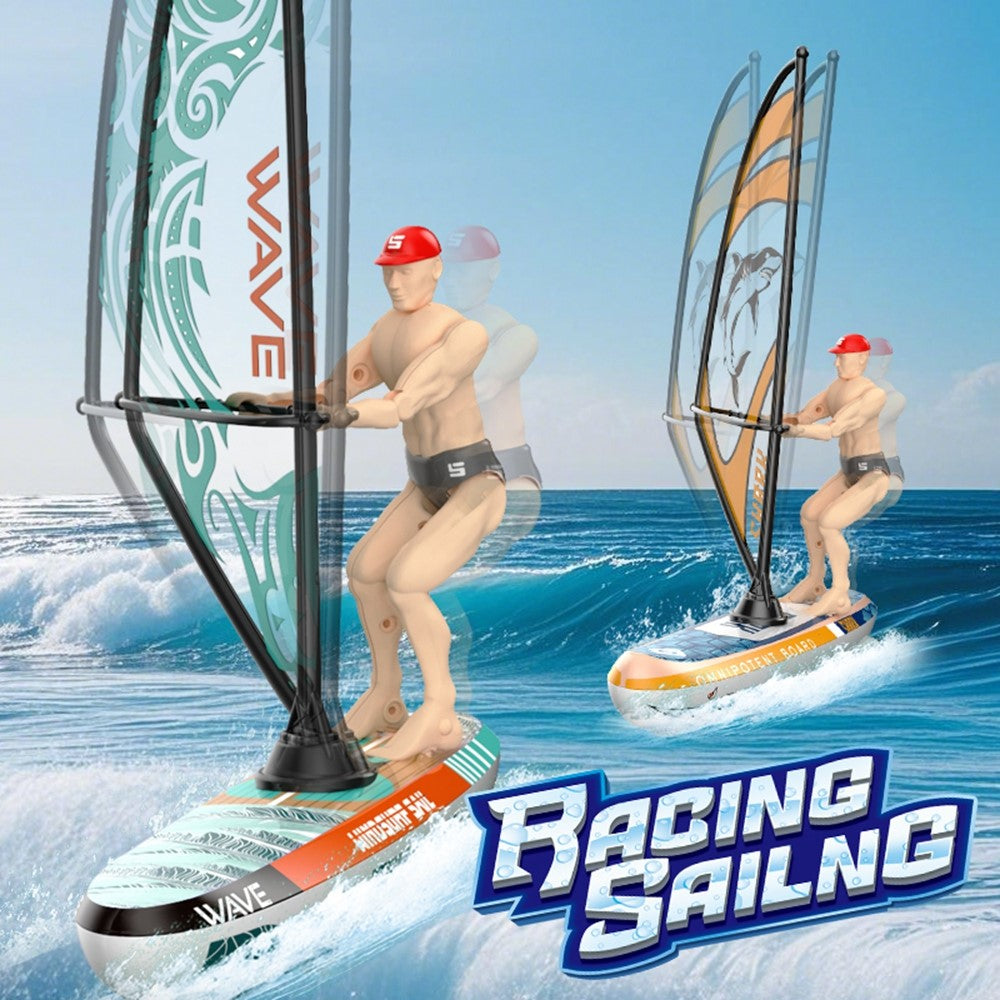 HC-811 Remote Control Sailboat Racing Surfing Yacht Competition Watercraft for Indoor Outdoor