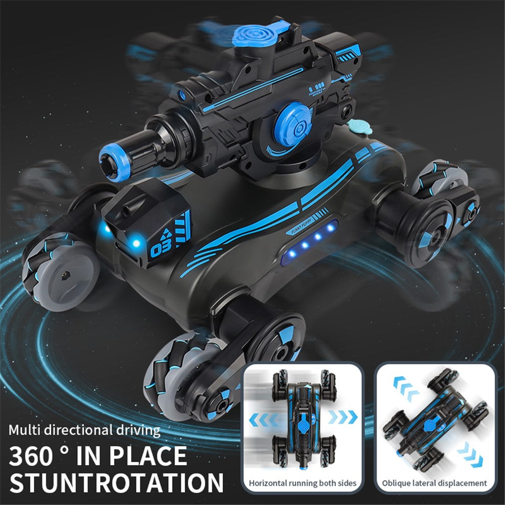 JC013 2.4G RC Mechanical Battle Dog Four Wheels Drive Water Bomb Spray Toy, Single Controller (CE / CPC / EN71 / ASTM Certified)