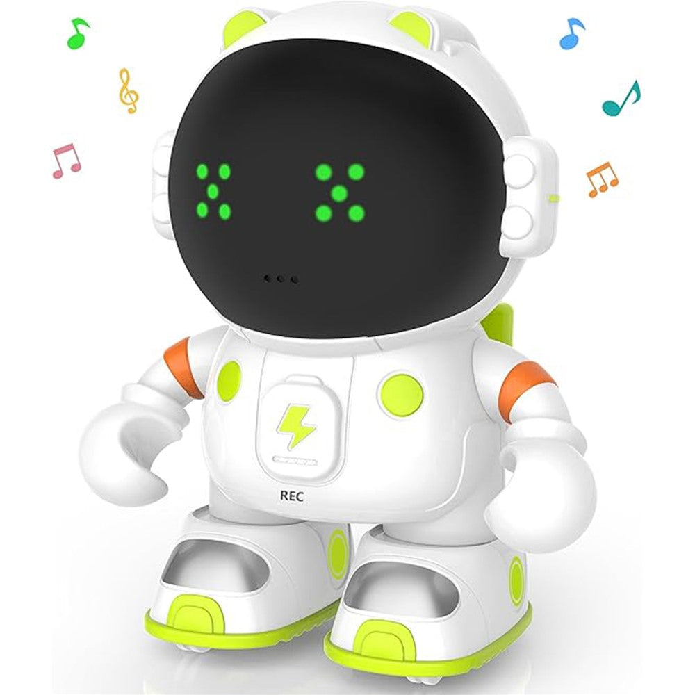 AT100 Smart Robot Toy Interactive Voice Controlled Astronaut Toy with Touch Sensors / Recording Function for Kids
