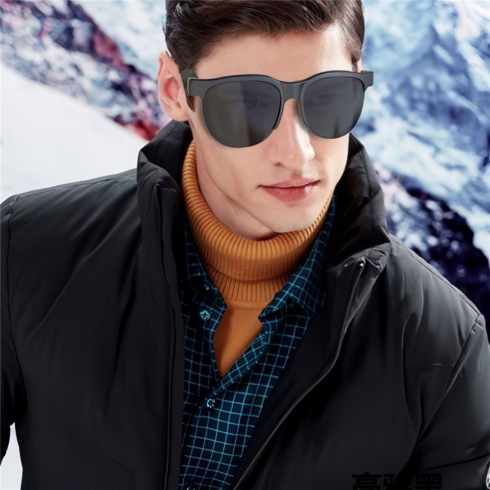 UV Protection Smart Sunglasses with Noise Reduction Bluetooth-compatible Earphones Music Eyeglasses