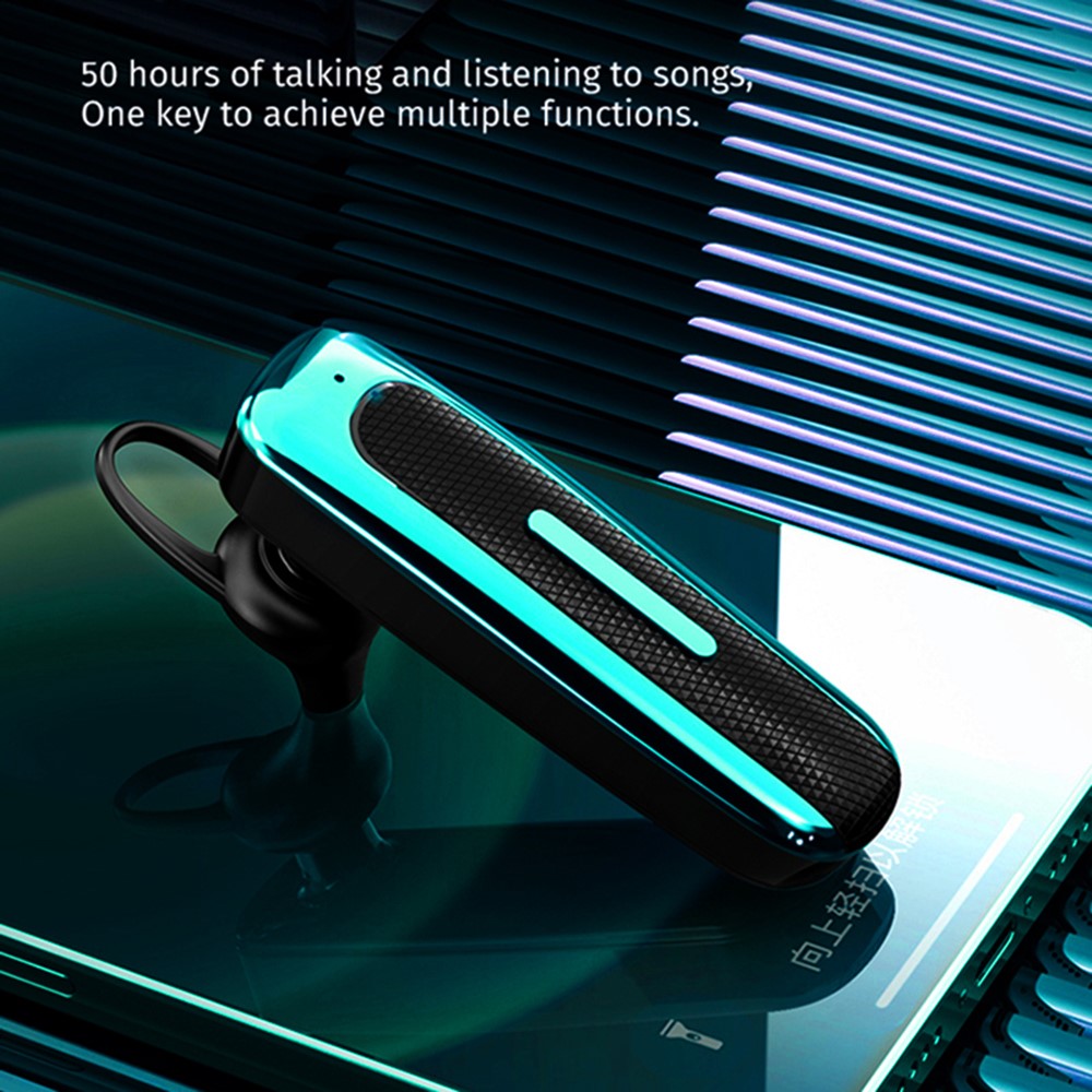 E1 Business Style Bluetooth-compatible 5.0 Earbuds Ear-hook Wireless Stereo Earphones