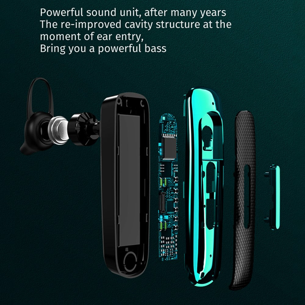 E1 Business Style Bluetooth-compatible 5.0 Earbuds Ear-hook Wireless Stereo Earphones