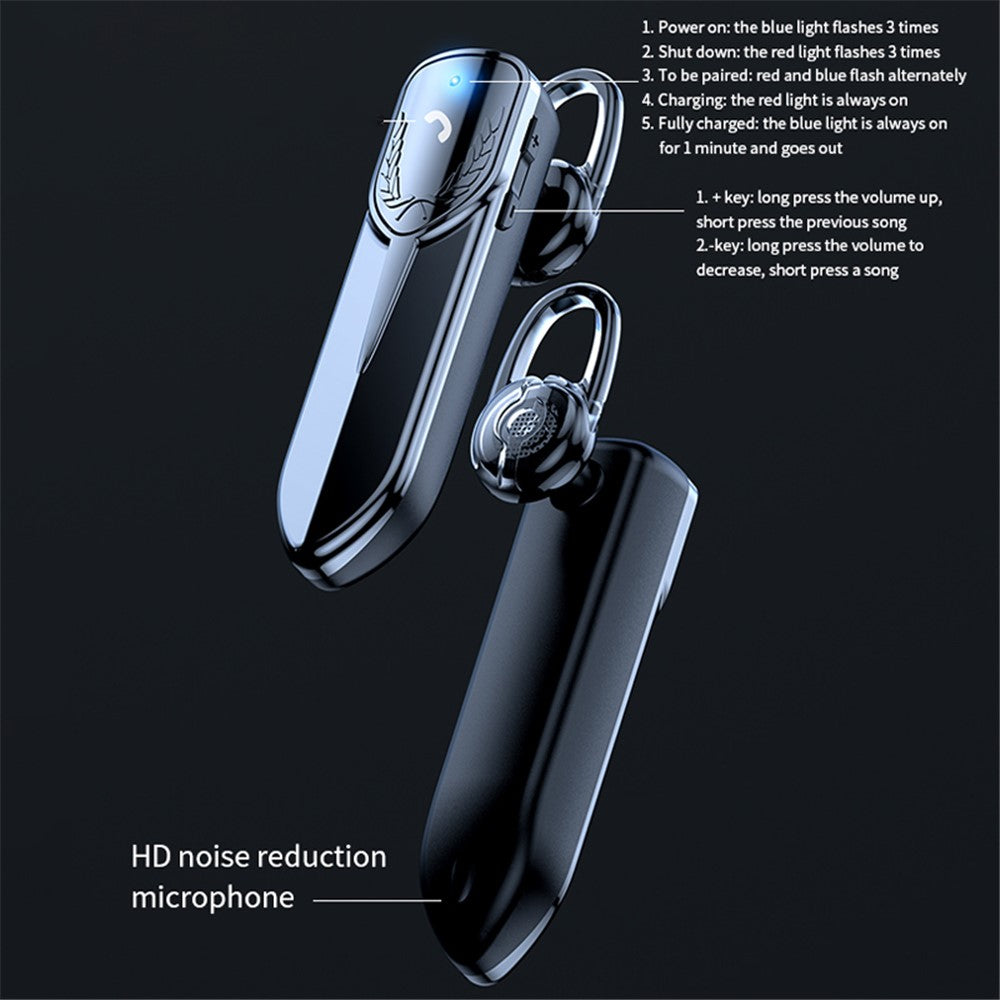 M81 Business Single Ear Wireless Bluetooth-compatible 5.2 Headset Hands-free Call Music Stereo Earphone