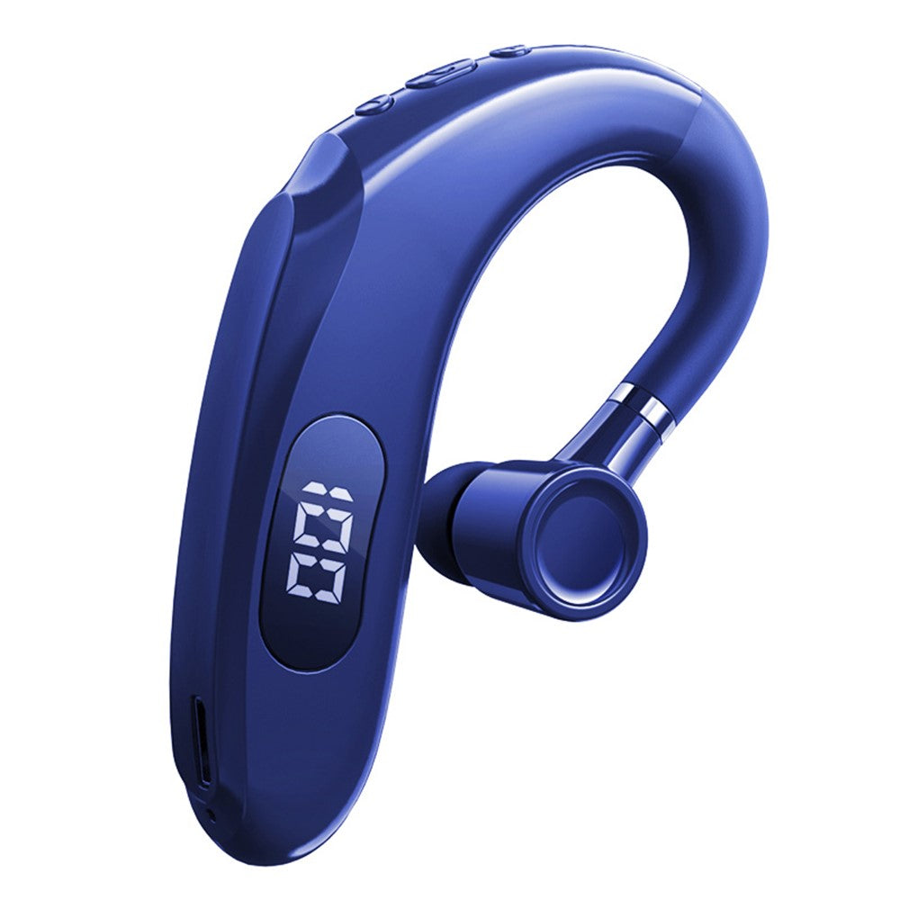 Q20 Wireless Bluetooth-compatible Headphones with LED Digital Display Single Ear Hook Earphones