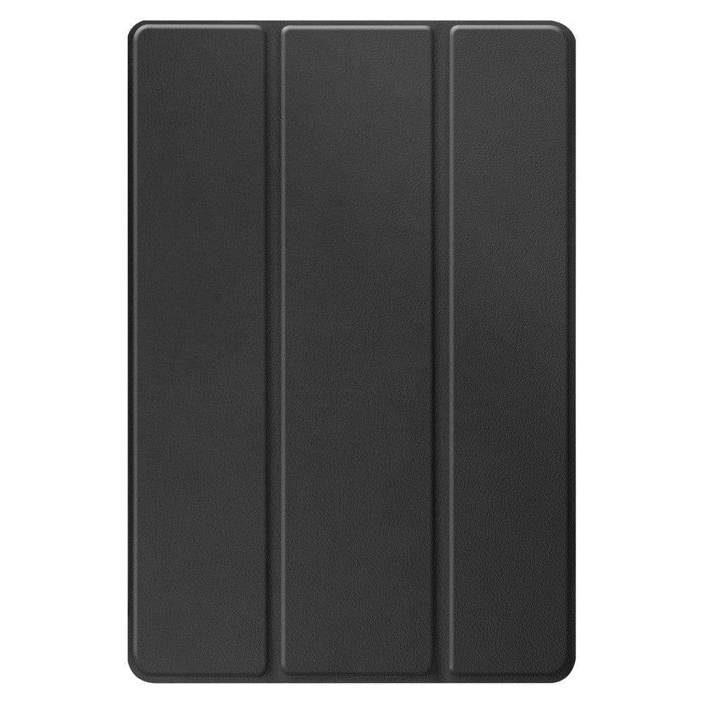 Litch Skin PU Leather Tri-fold Stand Tablet Cover for Amazon Fire HD 10 (2021)