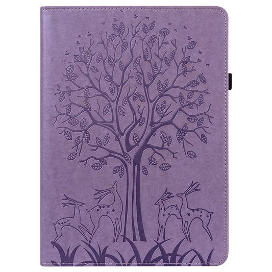 Tree Deer Imprinted PU Leather Stand Smart Auto Sleep / Wake Case with Card Slots for Amazon Kindle Paperwhite 5 (2021)