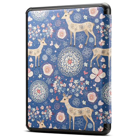 Pattern Printing Auto Wake / Sleep Function PU Leather Case Cover for Amazon Kindle Paperwhite 5 (2021)