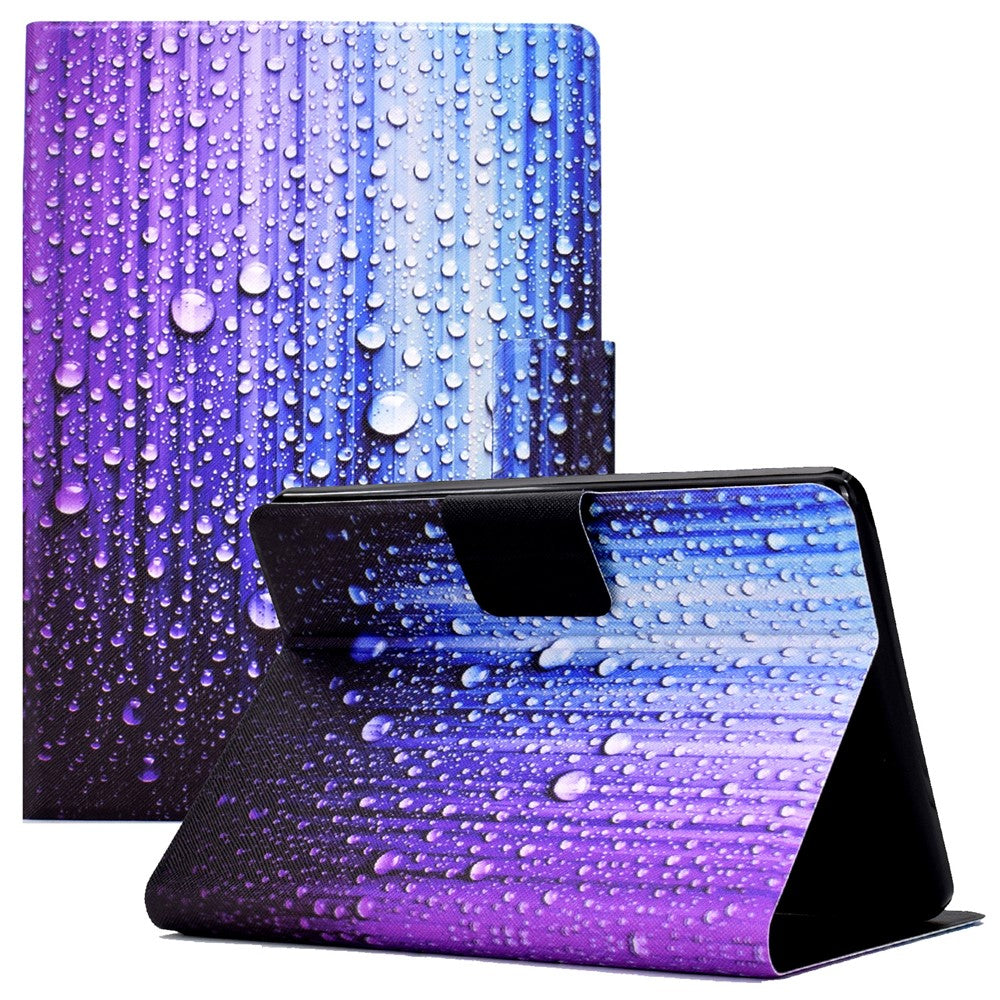 For Amazon Kindle Paperwhite 5 (2021) Fashionable Pattern Printing Tablet Leather Case Anti-scratch Card Holder Shell with Stand