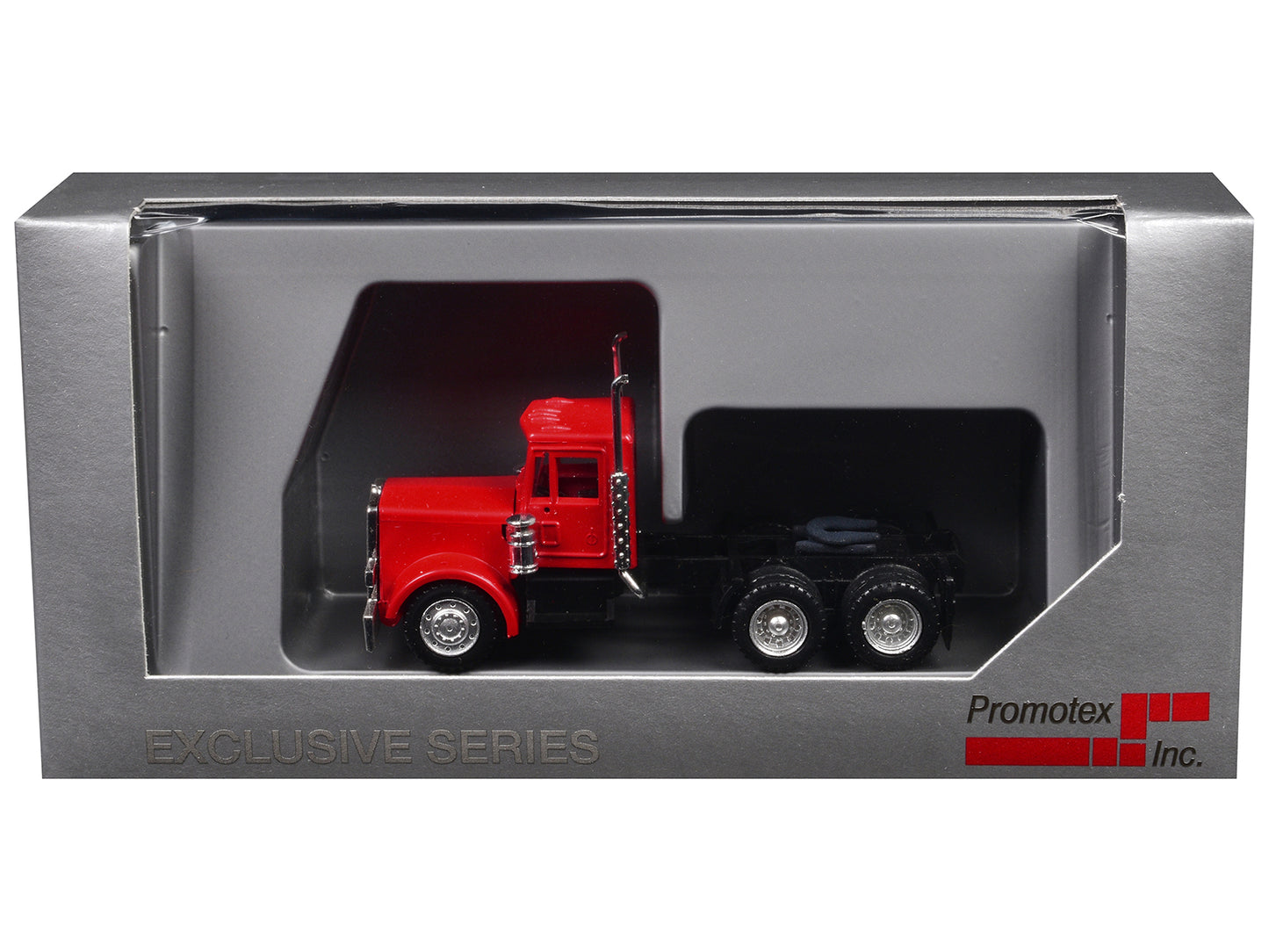Peterbilt Short Day Cab Red 1/87 (HO) Plastic Model Car by Promotex