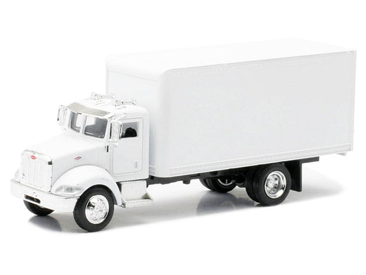Peterbilt Utility 335 Box Truck White 1/43 Diecast Model by New Ray