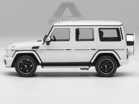 2017 Mercedes-Benz AMG G 63 White 1/64 Diecast Model Car by Autoart