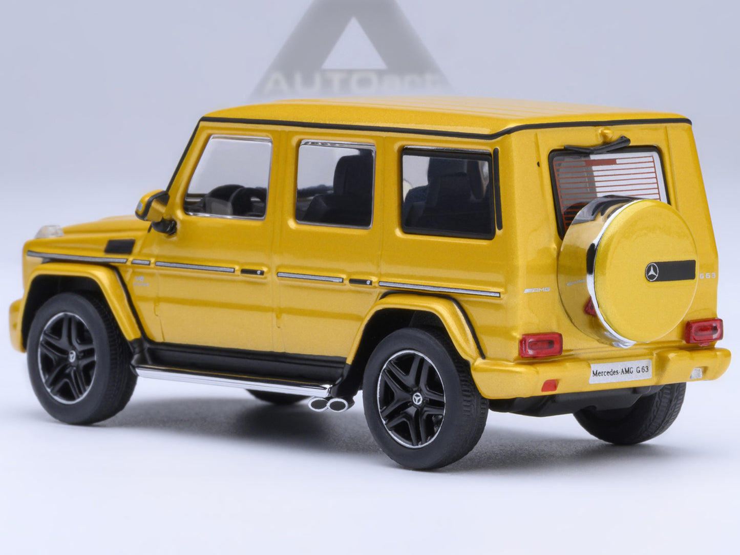 2017 Mercedes-Benz AMG G 63 Solar Beam Yellow 1/64 Diecast Model Car by Autoart