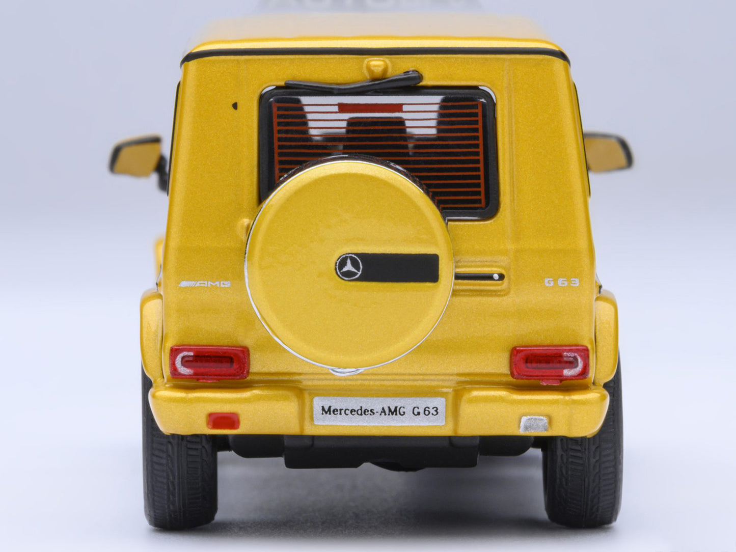 2017 Mercedes-Benz AMG G 63 Solar Beam Yellow 1/64 Diecast Model Car by Autoart